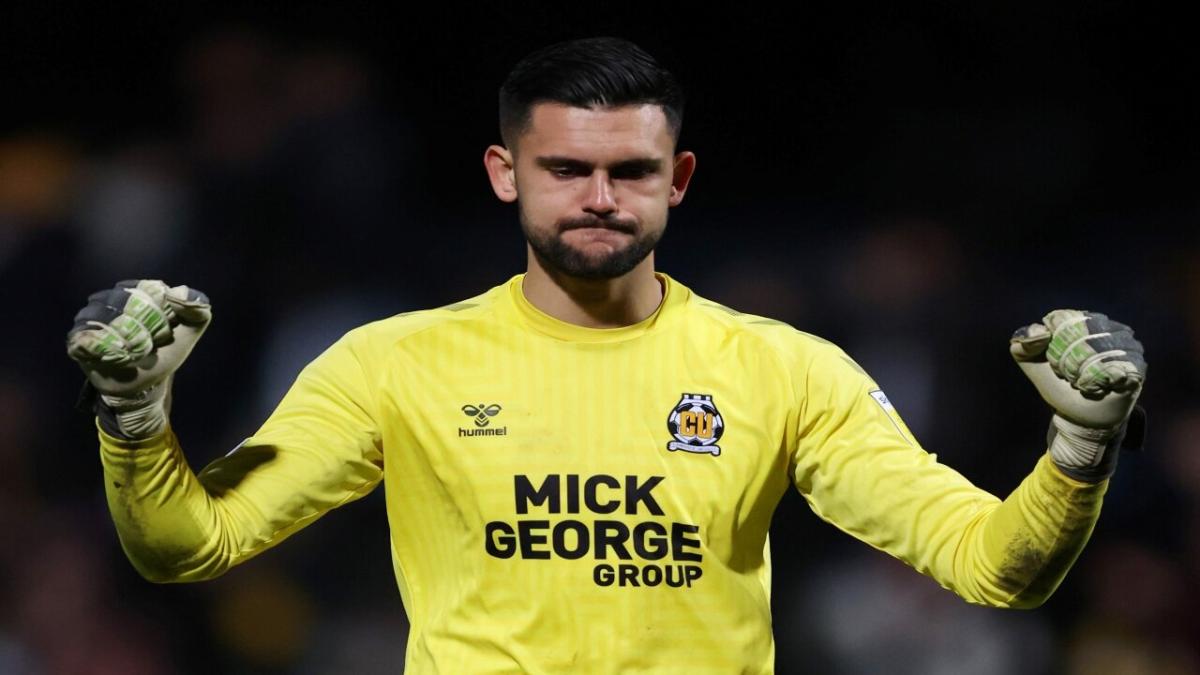 Cambridge keeper Dimitar Mitov